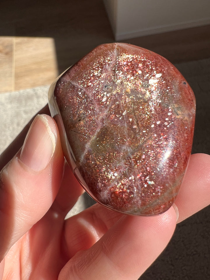Tanzania Red Sunstone (8) | 120.5g
