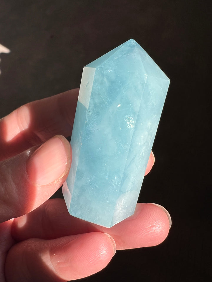 Aquamarine Tower (2) | 45.1g *Imperfect tip