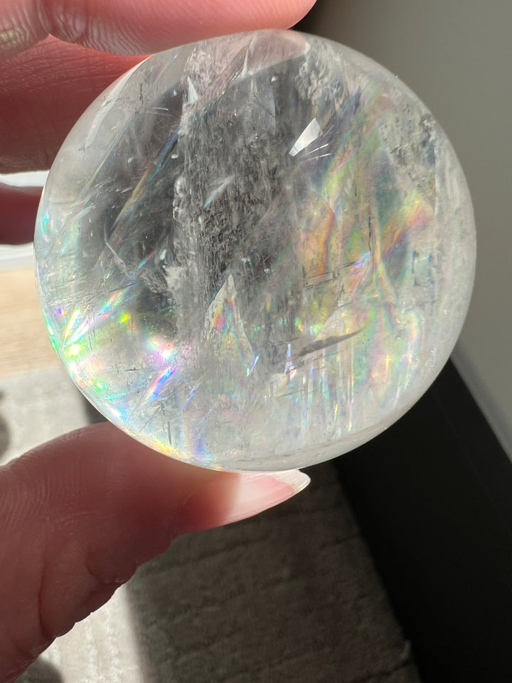 Optical Calcite Sphere (22) | 101.1g 42mm