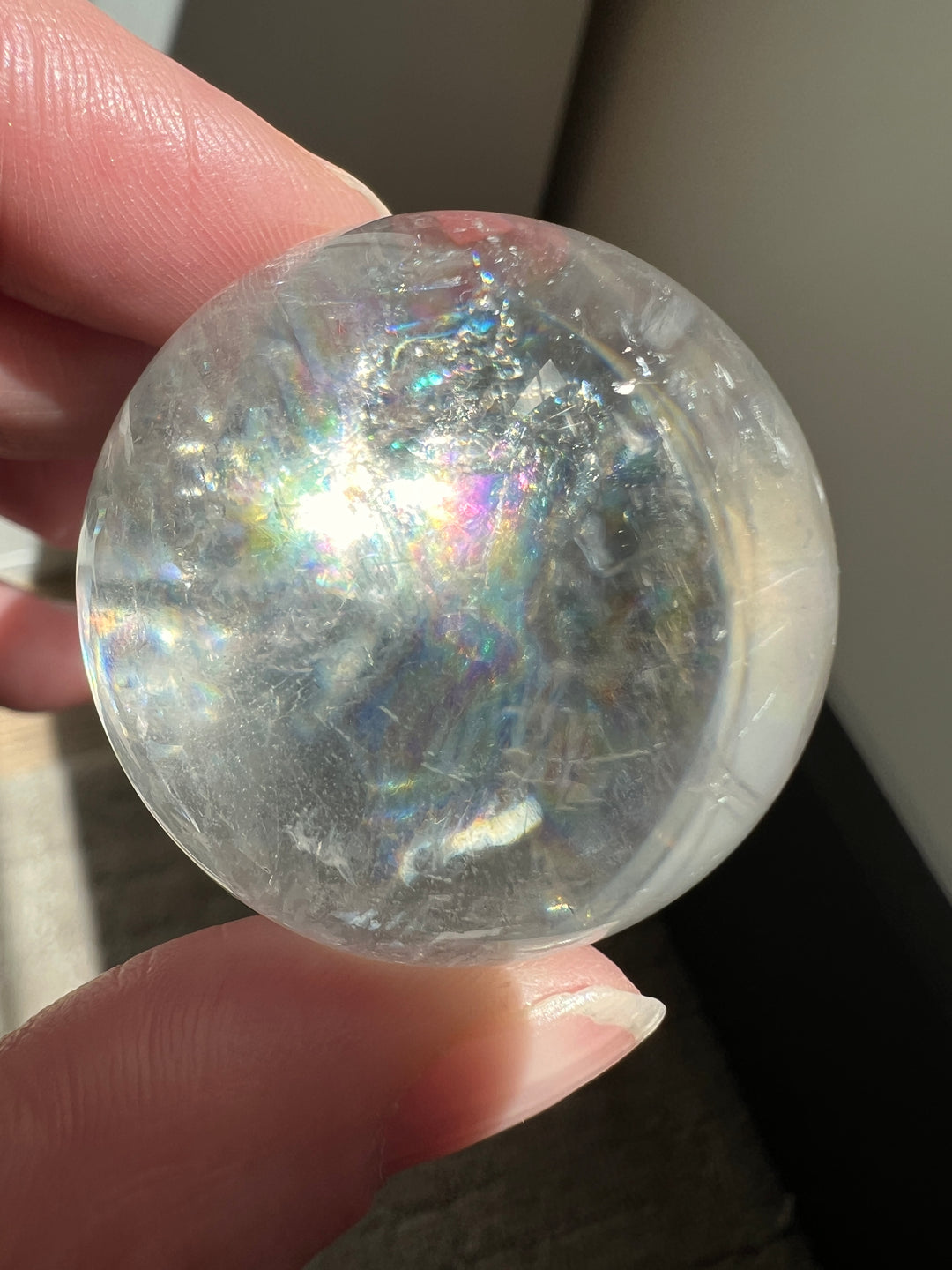 Optical Calcite Sphere (6) | 74.1g 37mm