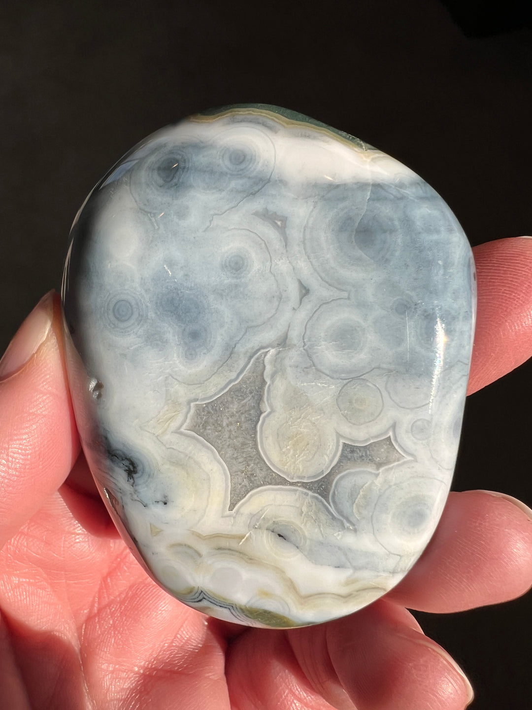8th Vein Ocean Jasper Palmstone (3) | 88.2g