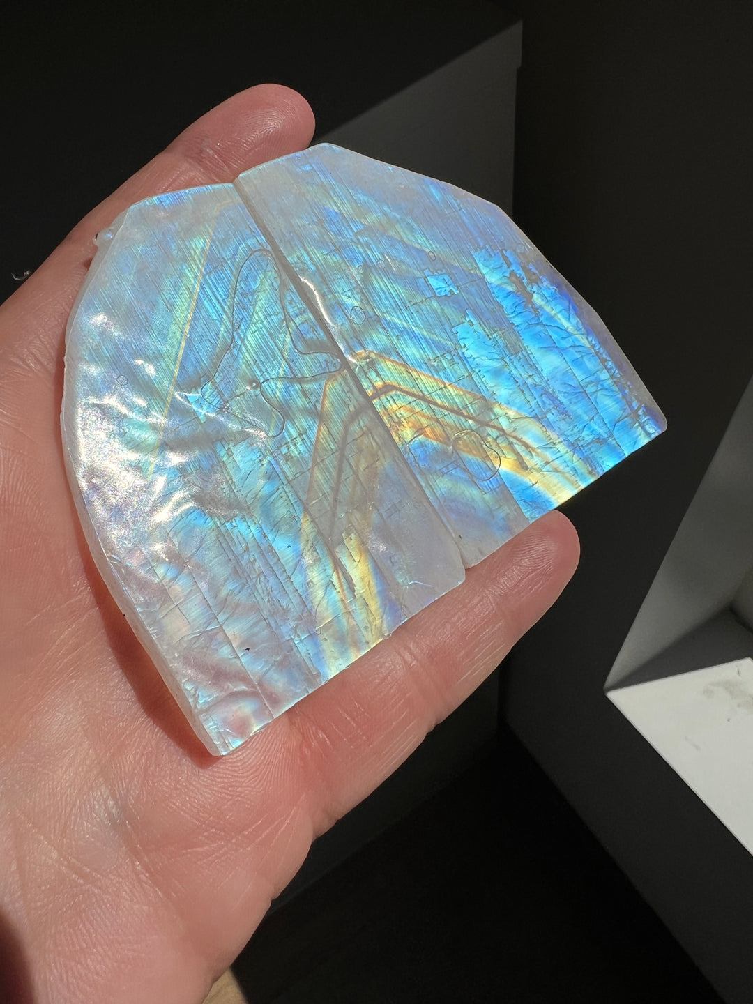 Moonstone Slab Set (2) | 84.3g