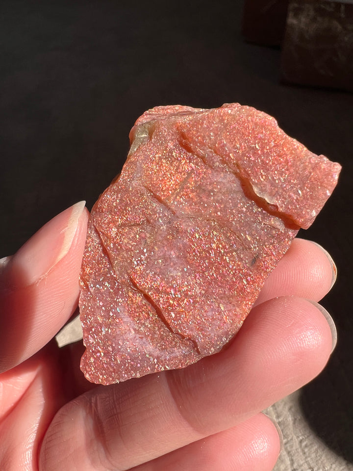 Raw Red Tanzania Sunstone (9) | 40g