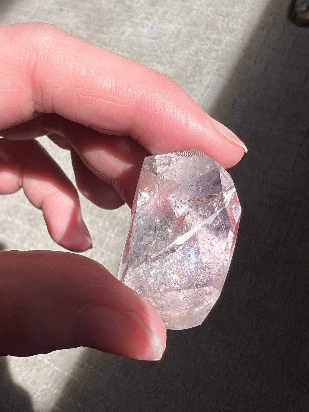 Pink Fire Quartz w/Amethyst (6) | 25.6g