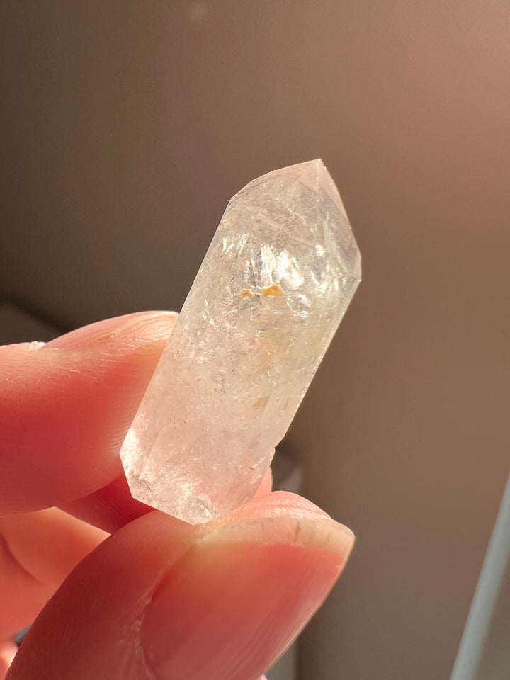 Partially Polished Quartz Enhydro (24) | 3.4