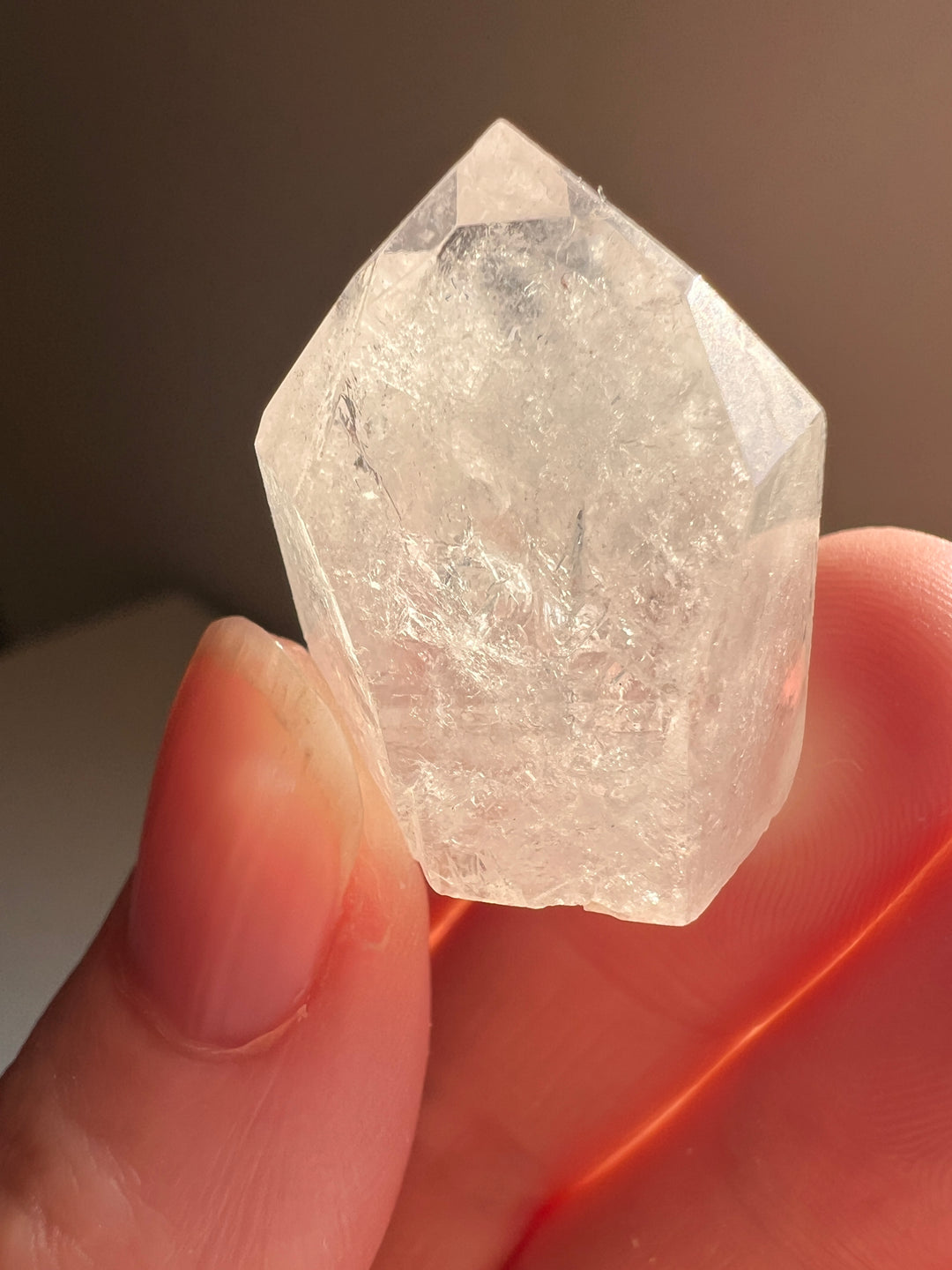 Partially Polished Quartz Enhydro (13) | 13.3g