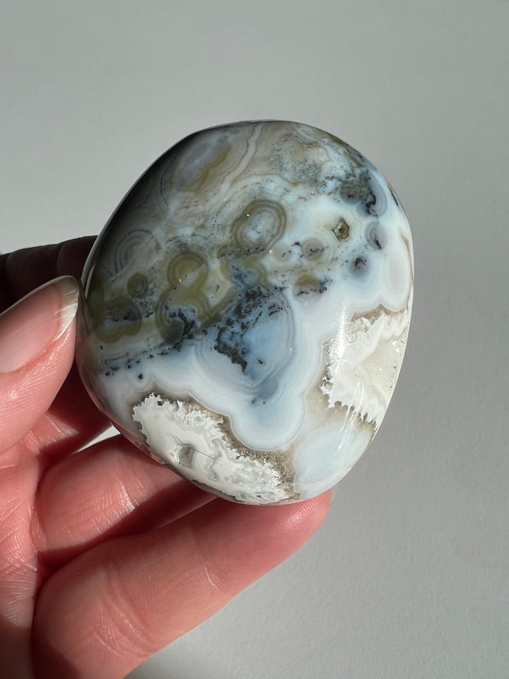 Ocean Jasper 8th Vein Palmstone