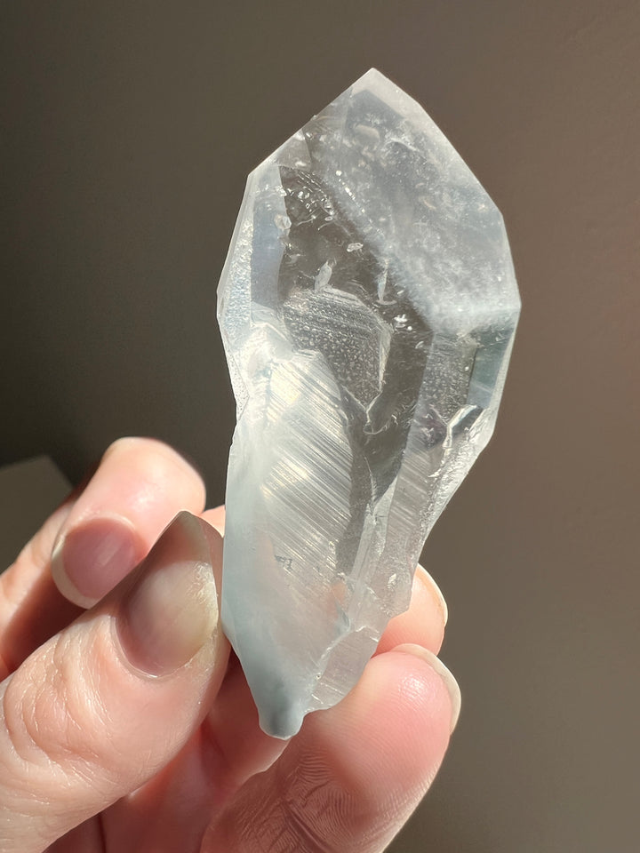 Partially Polished Blue Tara Quartz (8) | 40g