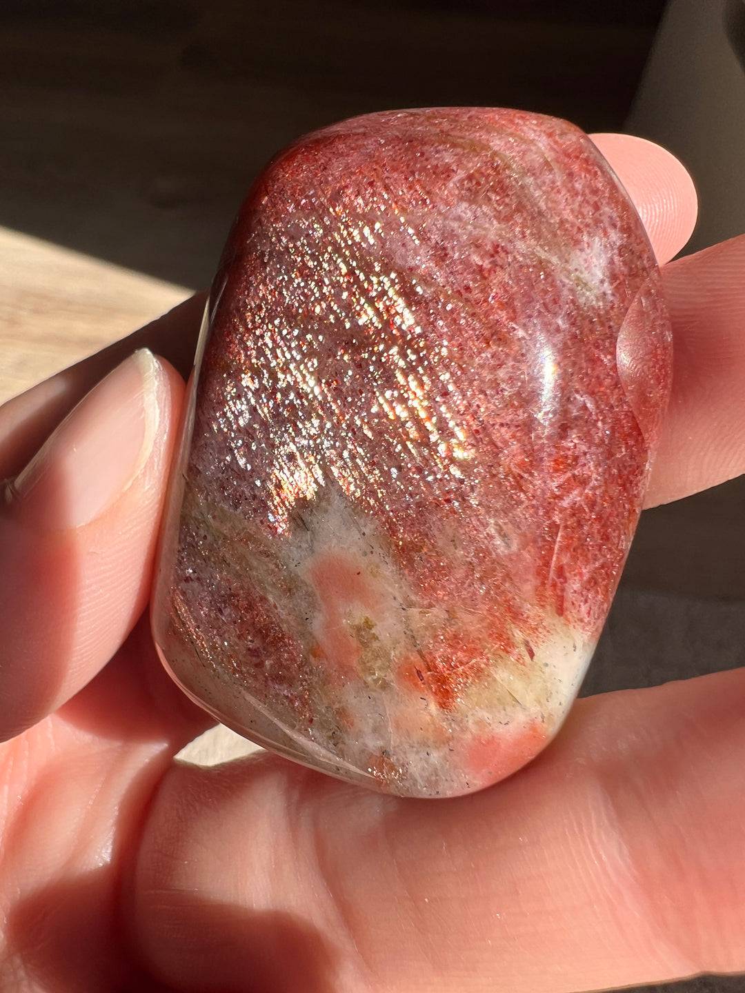 Tanzania Red Sunstone (5) | 46.2g