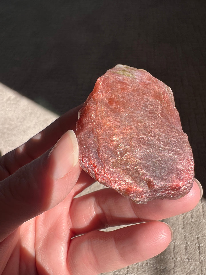 Raw Red Tanzania Sunstone (7) | 53.4g