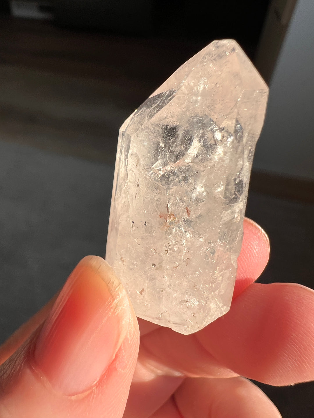 Partially Polished Quartz Enhydro (2) | 12g