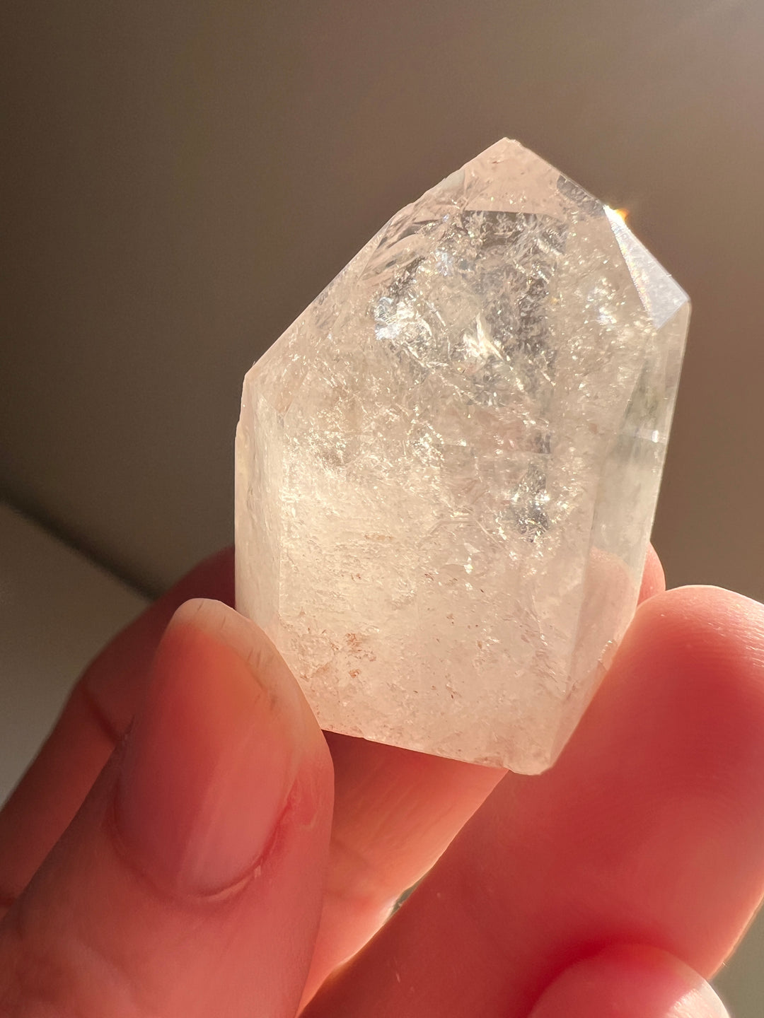 Partially Polished Quartz Enhydro (4) | 23.8g