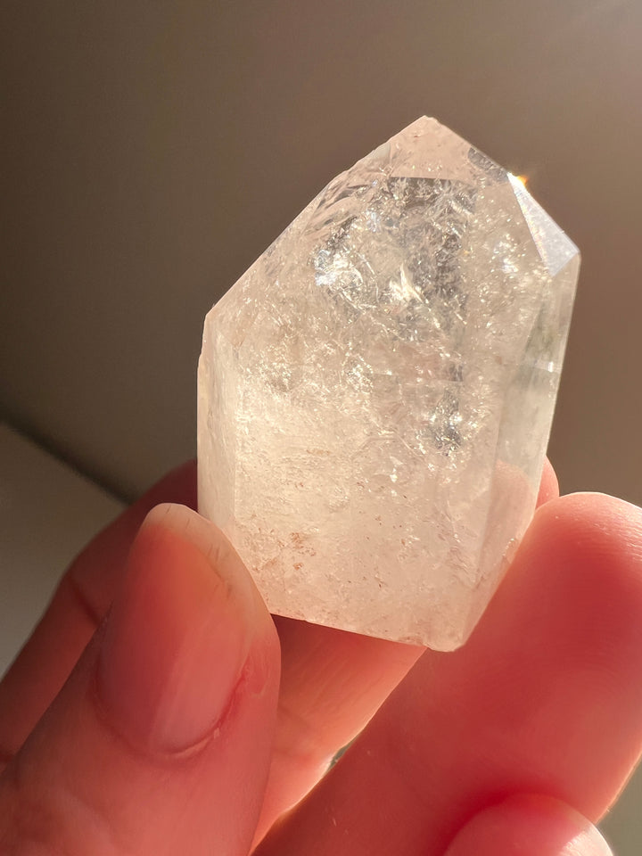 Partially Polished Quartz Enhydro (4) | 23.8g