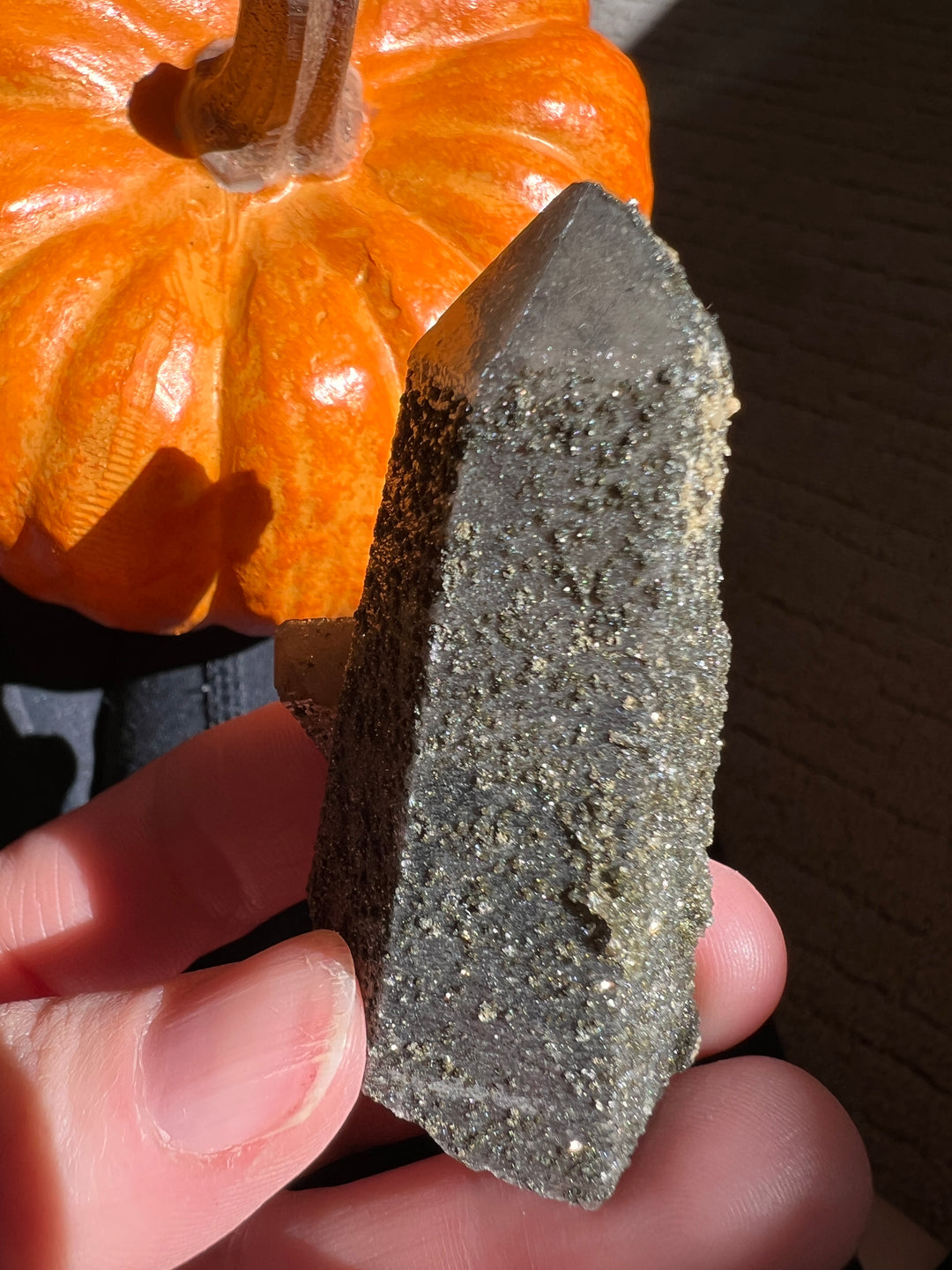 Lustrous Druzy Coated Smoky Quartz (1) | 45.6g