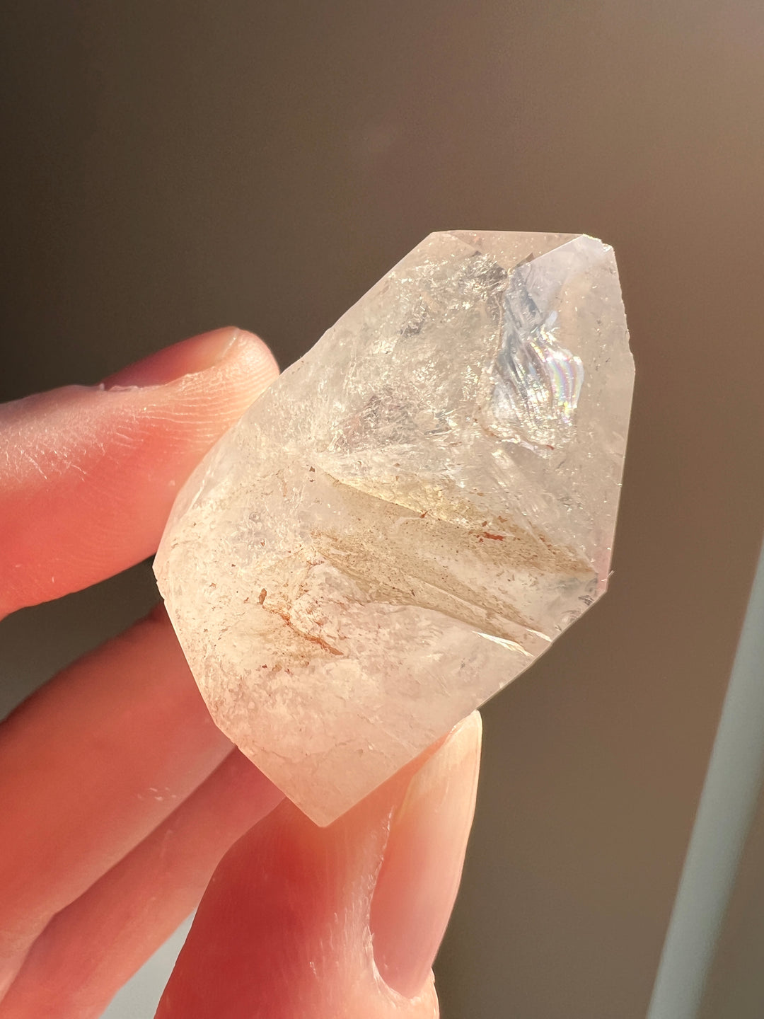 Partially Polished Quartz Enhydro (4) | 23.8g