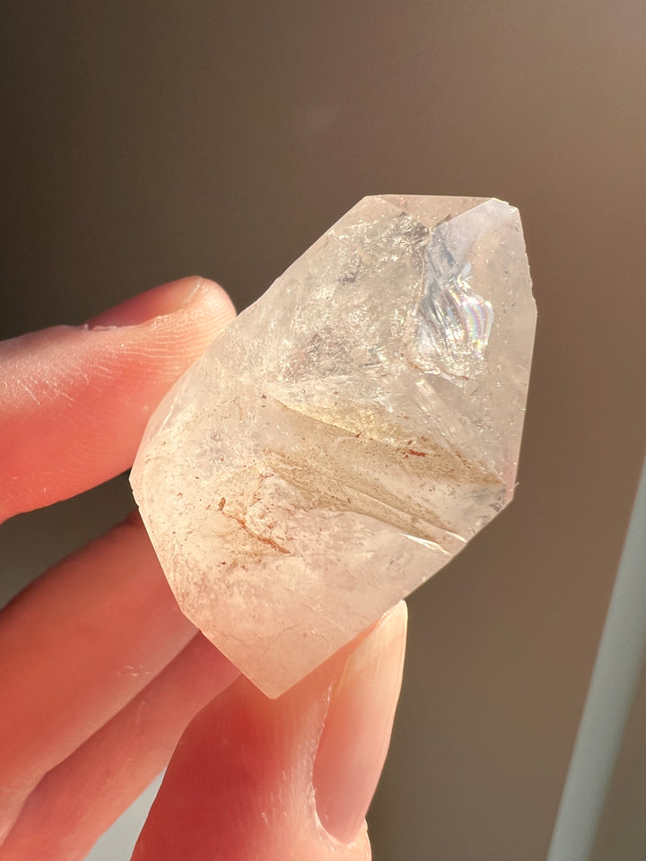 Partially Polished Quartz Enhydro (4) | 23.8g