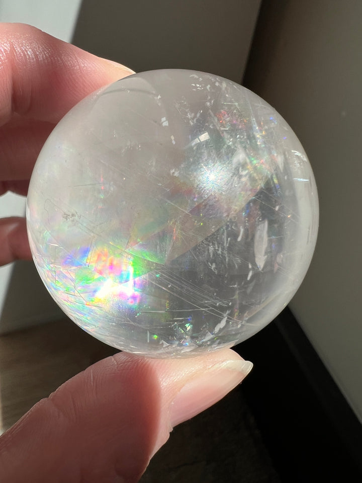 Optical Calcite Sphere (1) | 152.7g 50mm