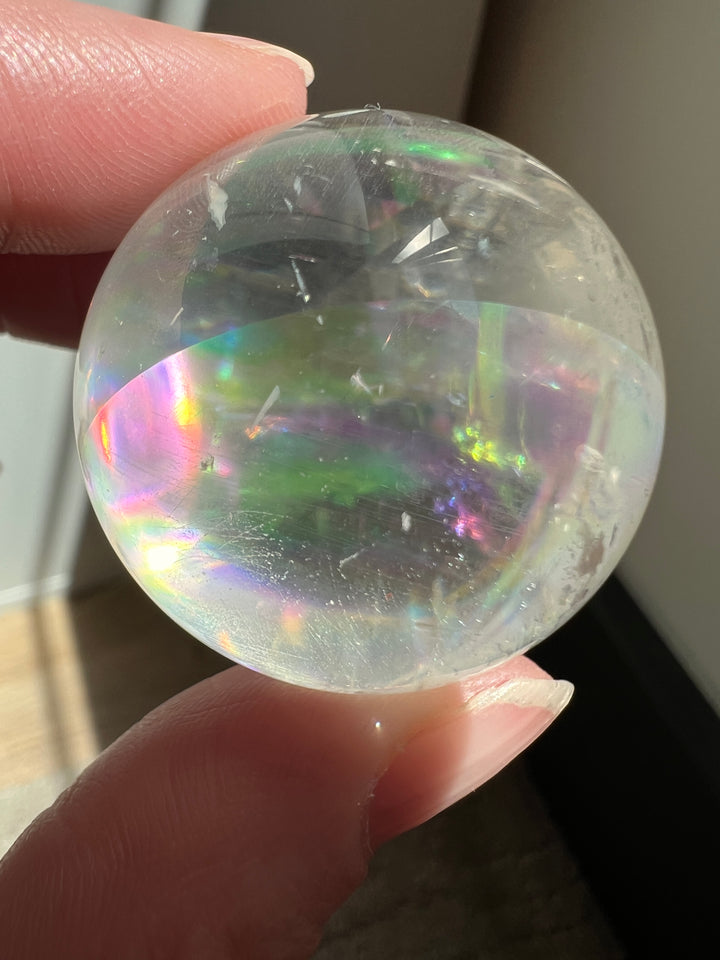 Optical Calcite Sphere (11) | 54.9g 34mm