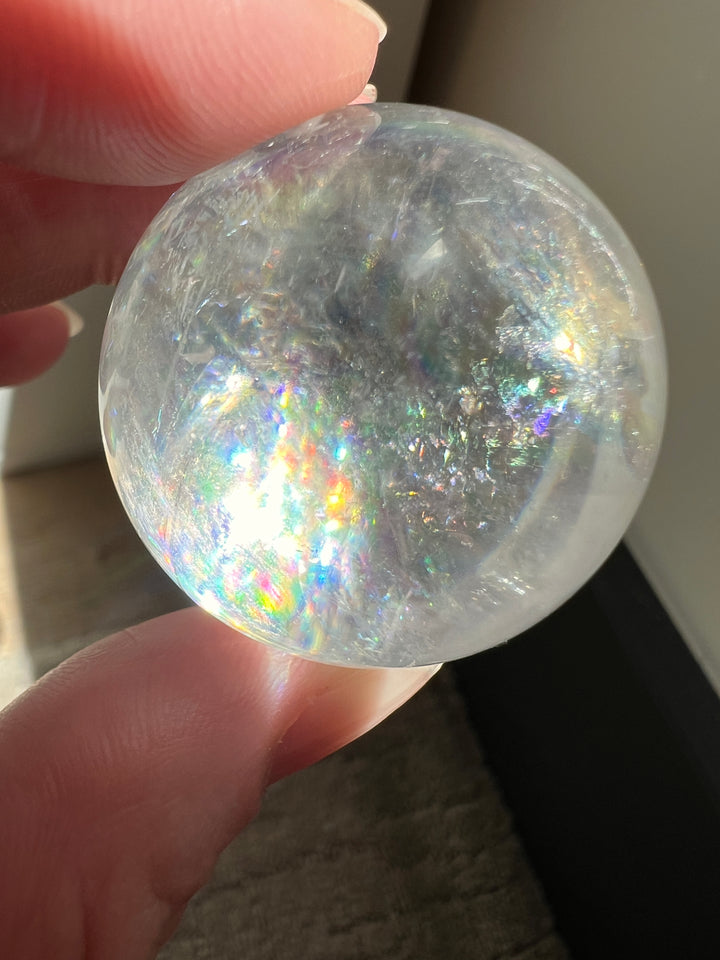 Optical Calcite Sphere (16) | 55.8g 34mm
