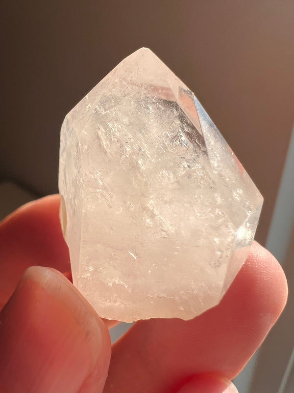 Partially Polished Quartz Enhydro (14) | 18.1g
