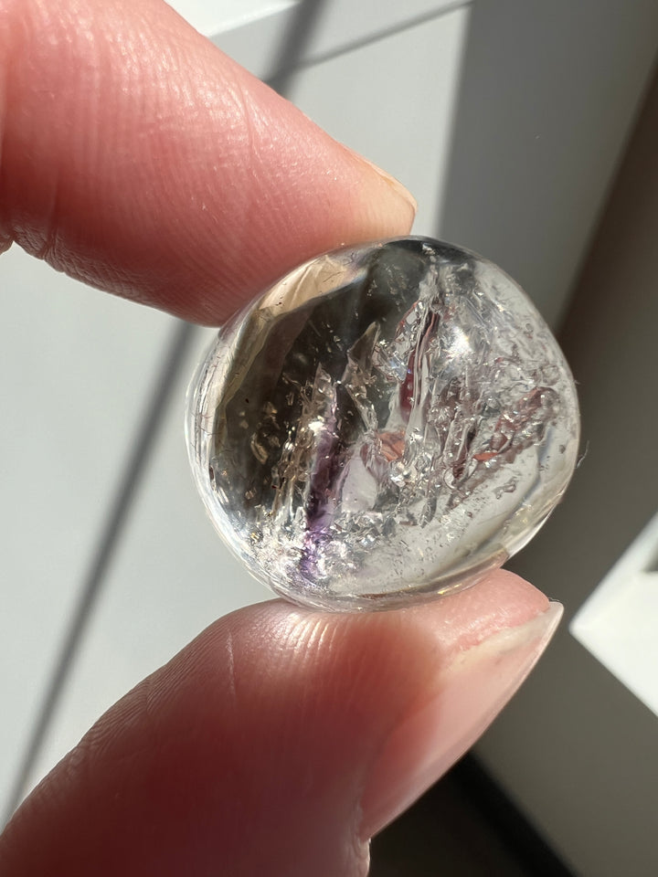 Smoky Amethyst Enhydro Cab | 7.8g