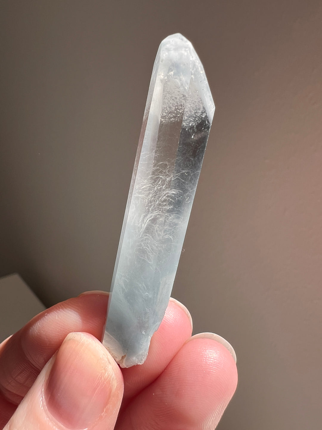 Polished Blue Tara Quartz (4) | 10.8g