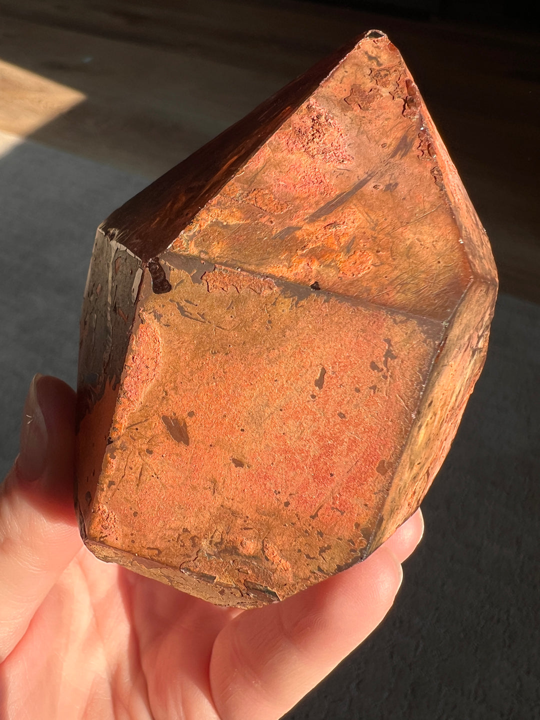 Pink Clay Skeletal Amethyst Double Bubble Enhydro | 307.5g