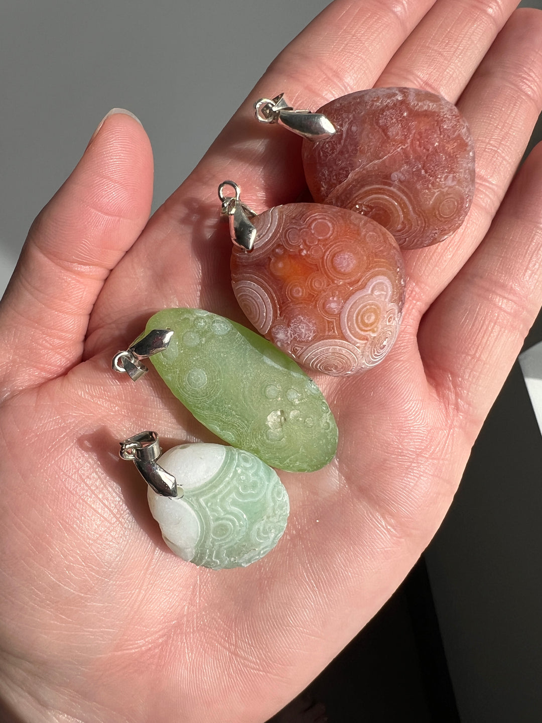 Wholesale Lot Gobi Desert Agate Pendants
