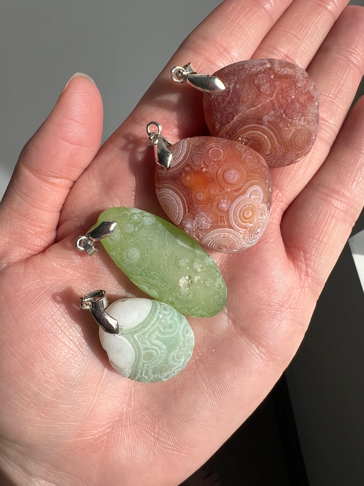 Wholesale Lot Gobi Desert Agate Pendants