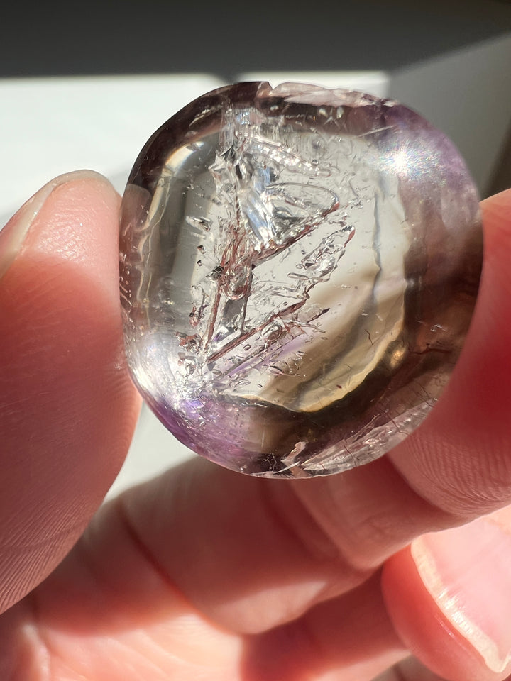 Smoky Amethyst Enhydro Cab | 7.8g