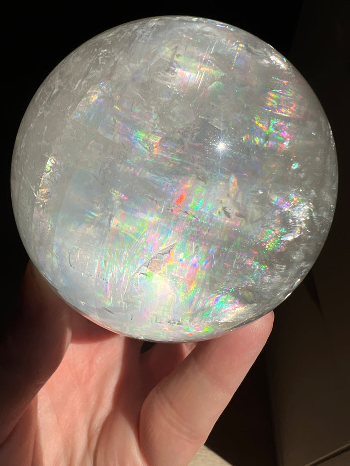 Optical Calcite Sphere (7) | 571.3g 73mm