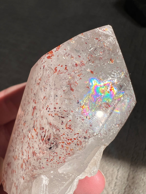 Sparkly Red Hematite Included Quartz (3) | 161.2g