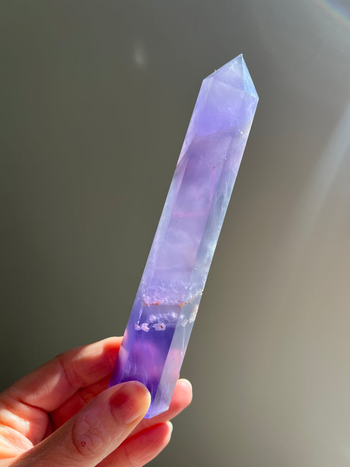 Fluorite Enhydro Tower (2)