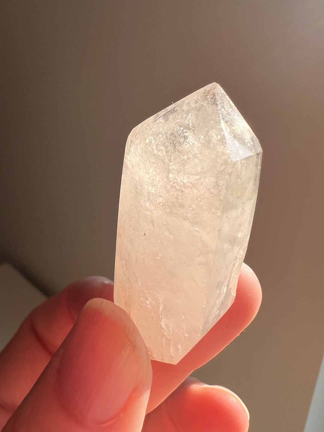 Partially Polished Quartz Enhydro (5) | 24g