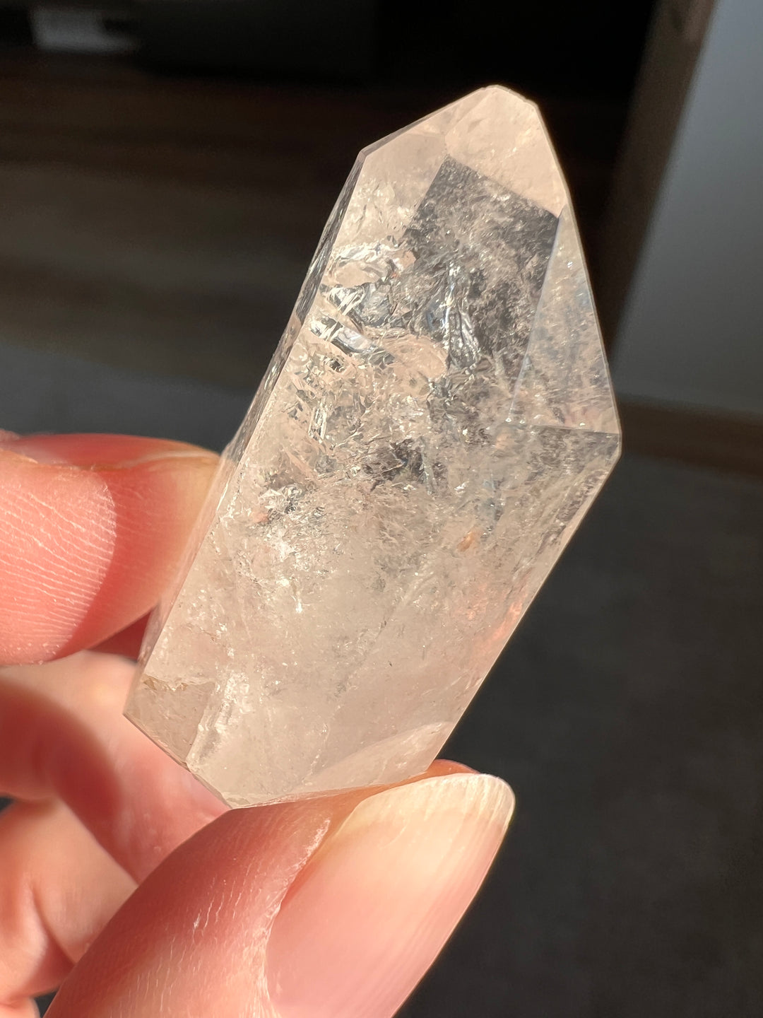 Partially Polished Quartz Enhydro (2) | 12g