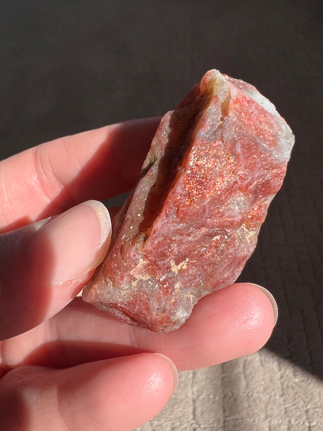 Raw Red Tanzania Sunstone (1) | 35g
