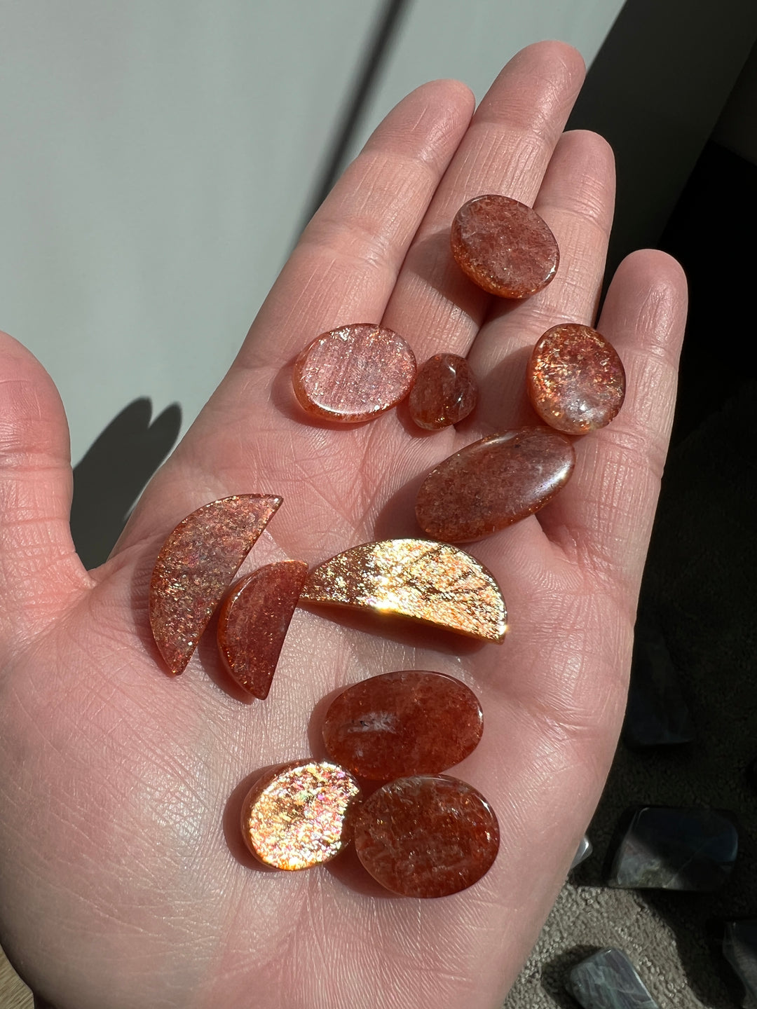 Wholesale High Grade Sunstone Cabs