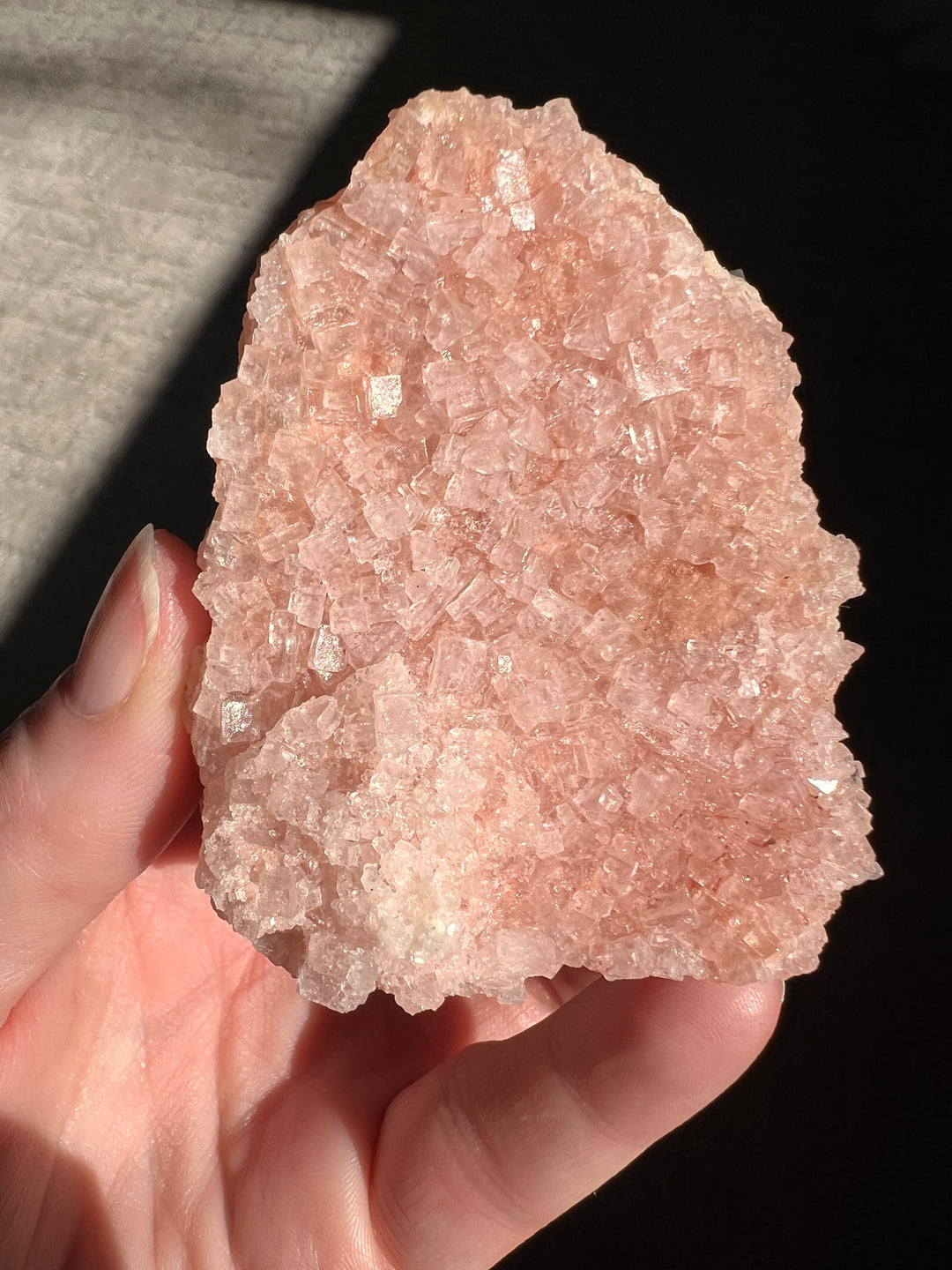 Pink Halite Enhydro (3) | 112.3g