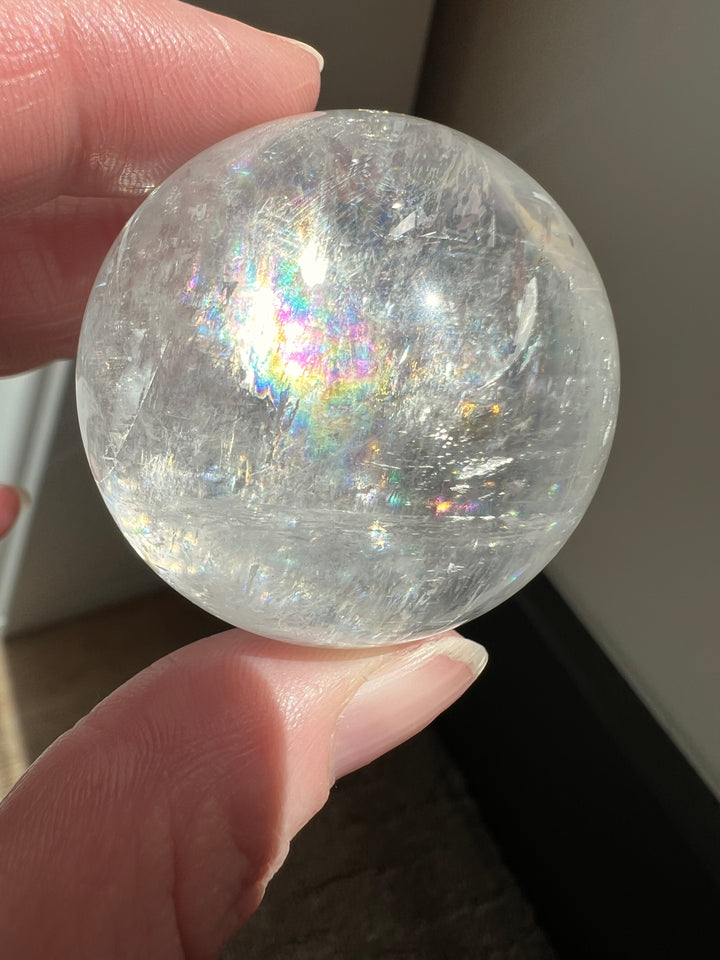 Optical Calcite Sphere (13) | 95.5g 41mm