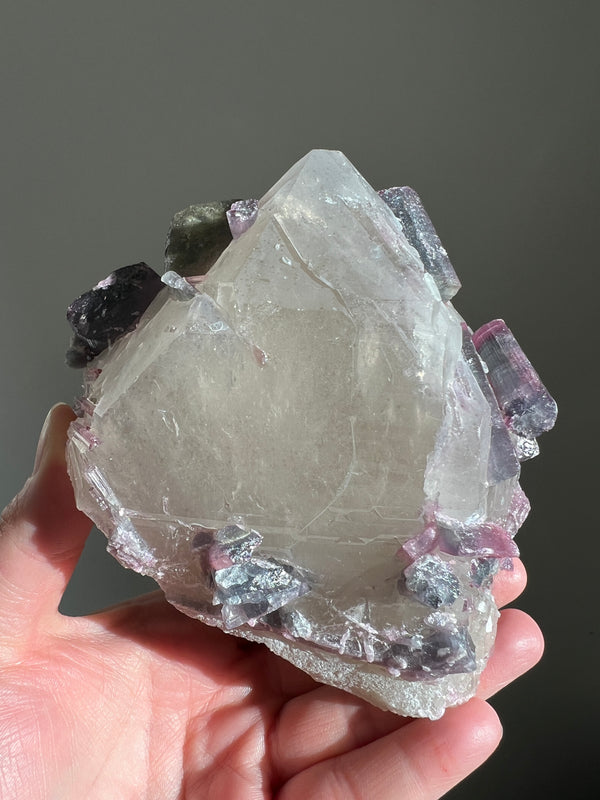 Tourmaline coated Citrine | 2lbs (1)