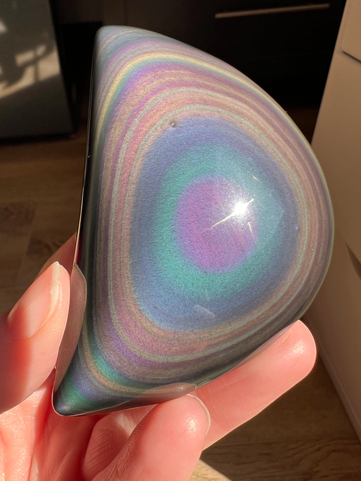 Rainbow Obsidian Moon (25) | 135g