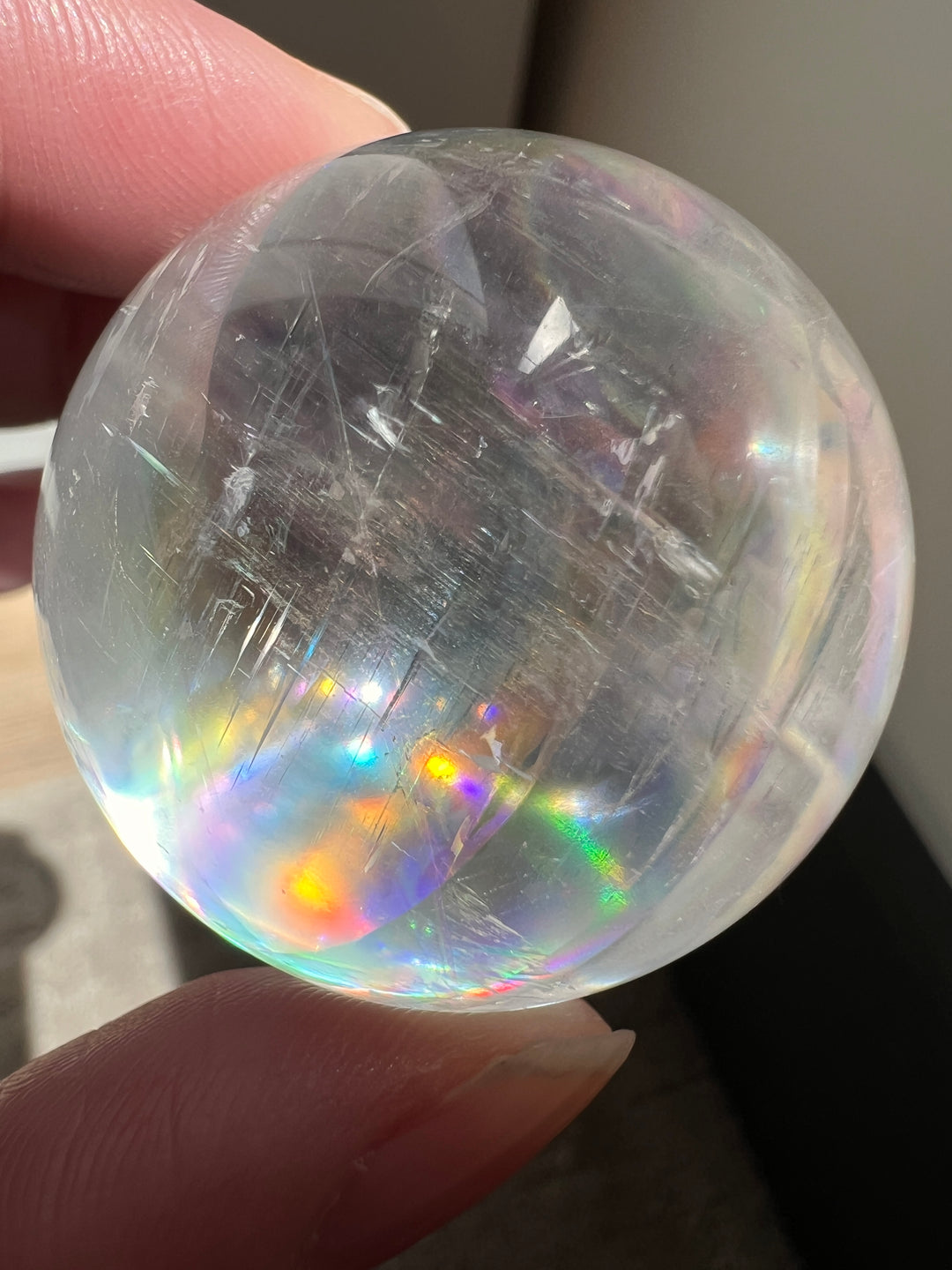 Optical Calcite Sphere (20) | 80g 39mm