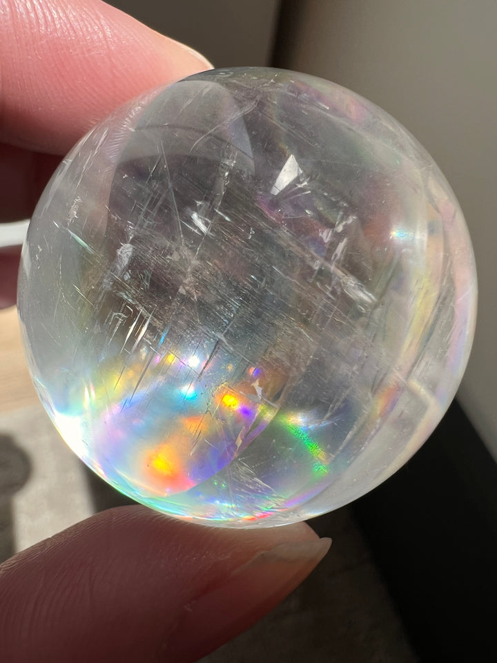 Optical Calcite Sphere (20) | 80g 39mm
