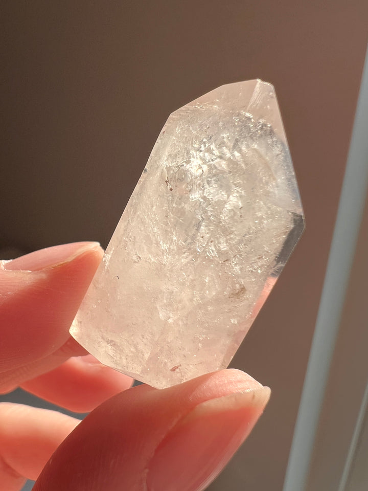 Partially Polished Quartz Enhydro (23) | 13.3