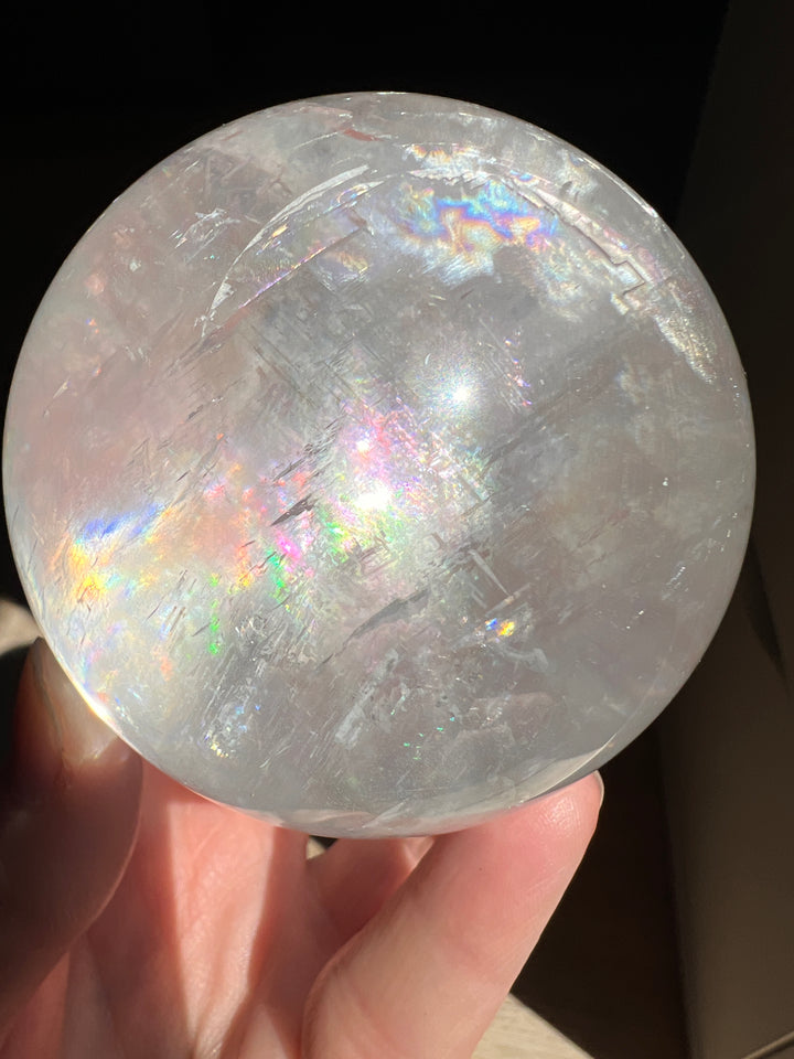 Optical Calcite Sphere (6) | 575.6g 71mm