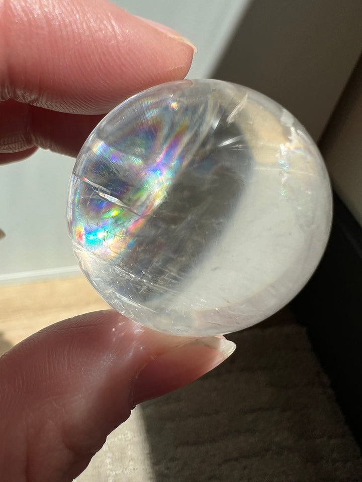 Optical Calcite Sphere (14) | 51.6g 33mm