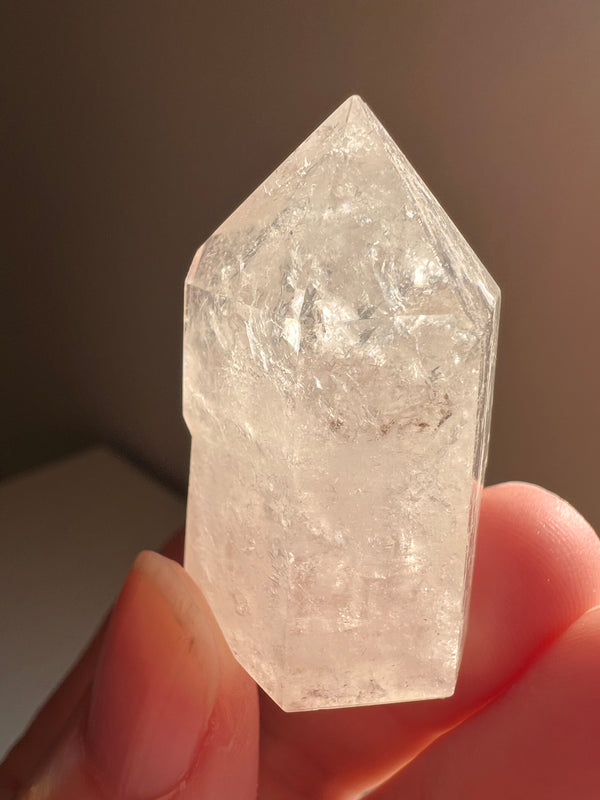Partially Polished Quartz Enhydro (10) | 24.3g