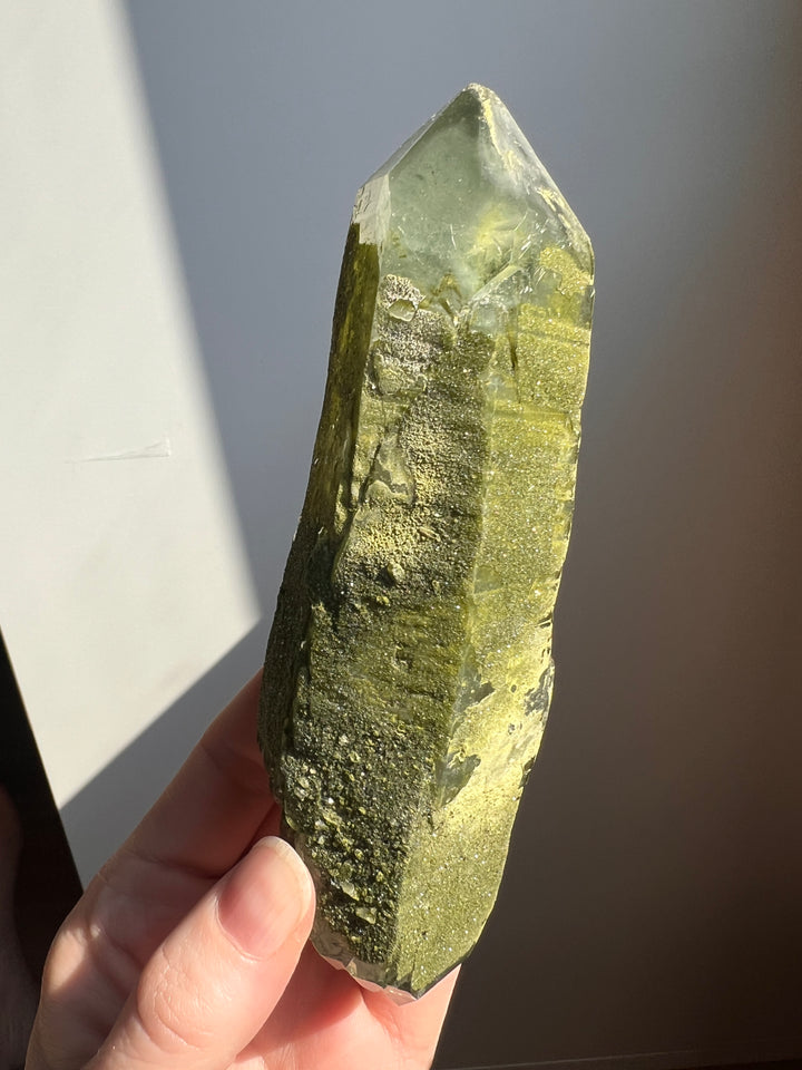 Epidote Coated Quartz | 461.7g