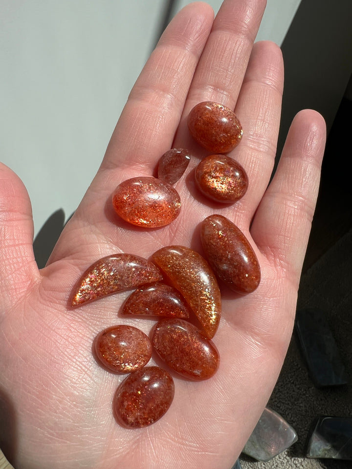 Wholesale High Grade Sunstone Cabs
