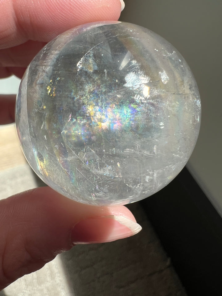 Optical Calcite Sphere (21) | 103.7g 42mm